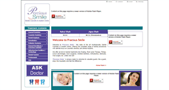 Desktop Screenshot of precious-smile.com